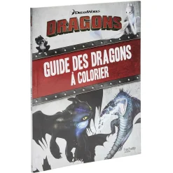 Livre de coloriage et guide des dragons Dreamworks 96 pages