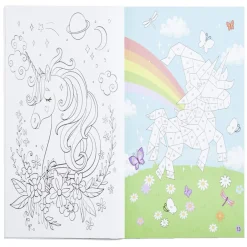 Livre de coloriage et stickers - 12 pages