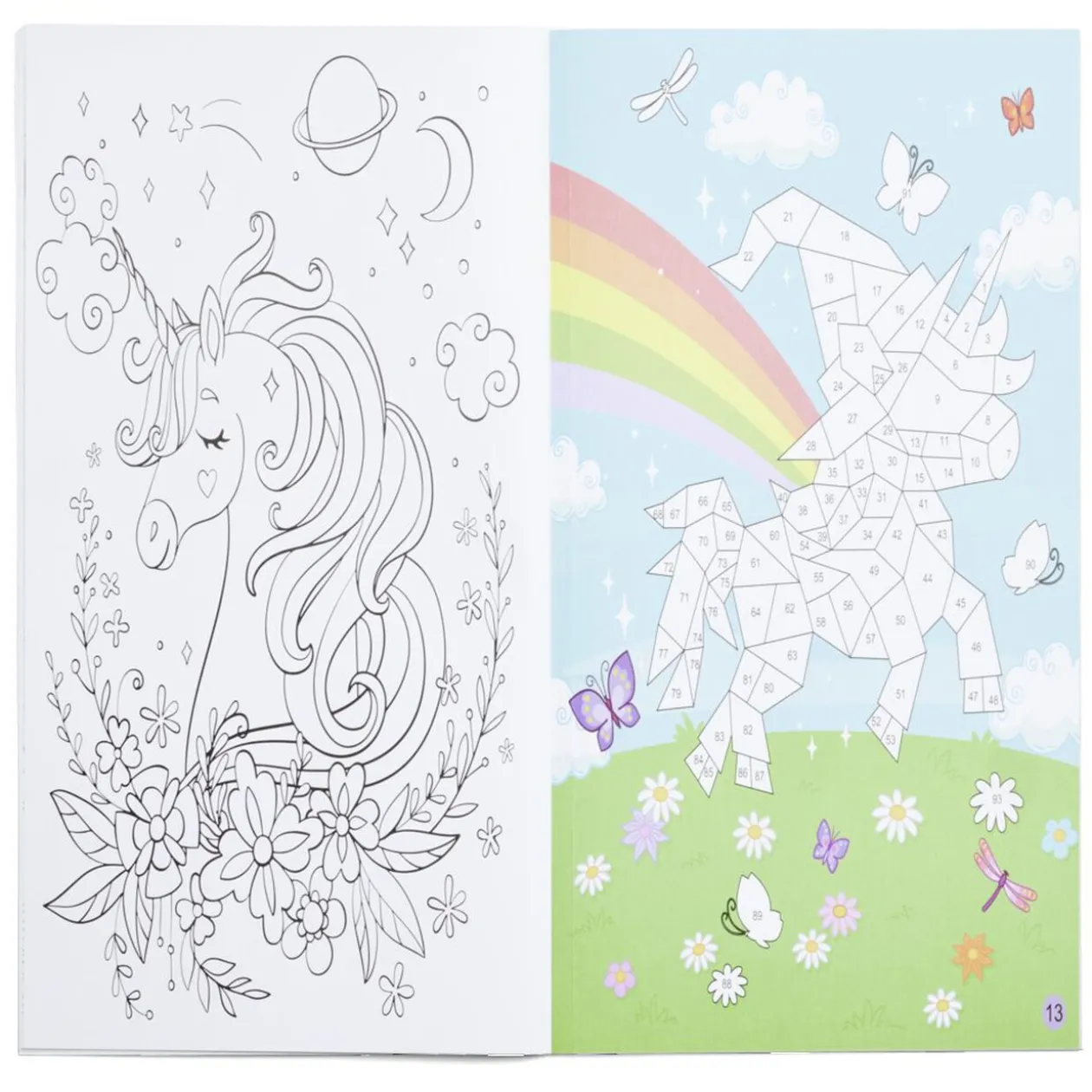 Livre de coloriage et stickers - 12 pages