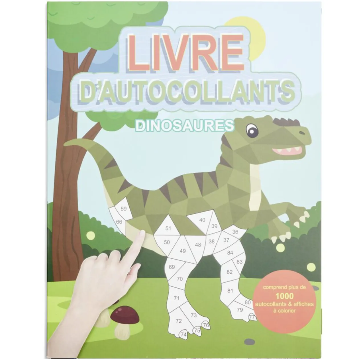 Livre de coloriage et stickers - 12 pages