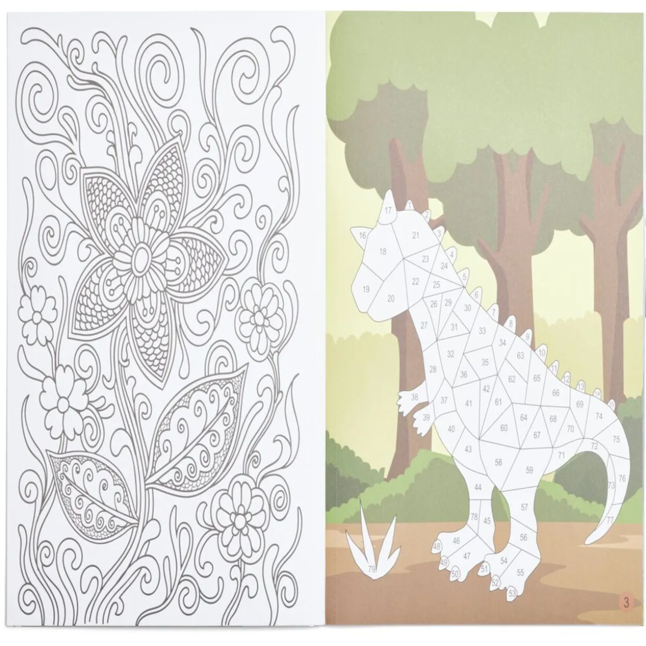 Livre de coloriage et stickers - 12 pages