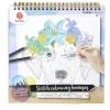 Livre de croquis et coloriage 20x21cm