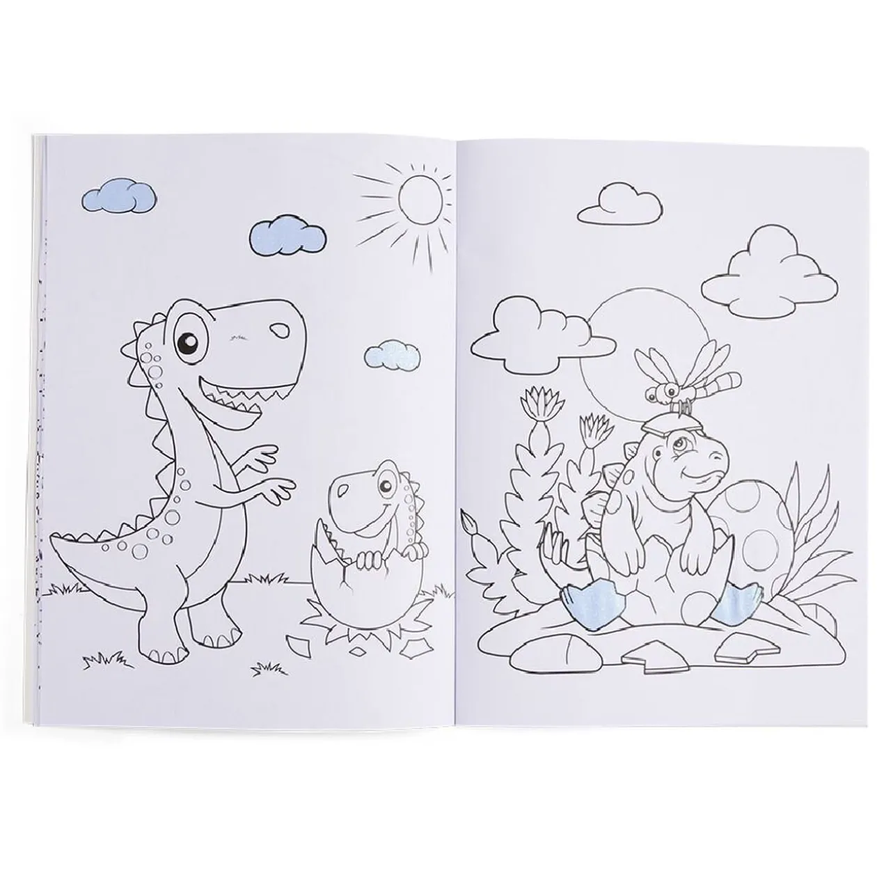 Livre de de coloriage 16 pages + 4 stickers inclus
