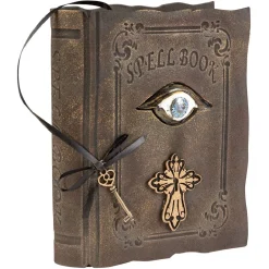 Livre de sort Halloween sonore et lumineux avec clé