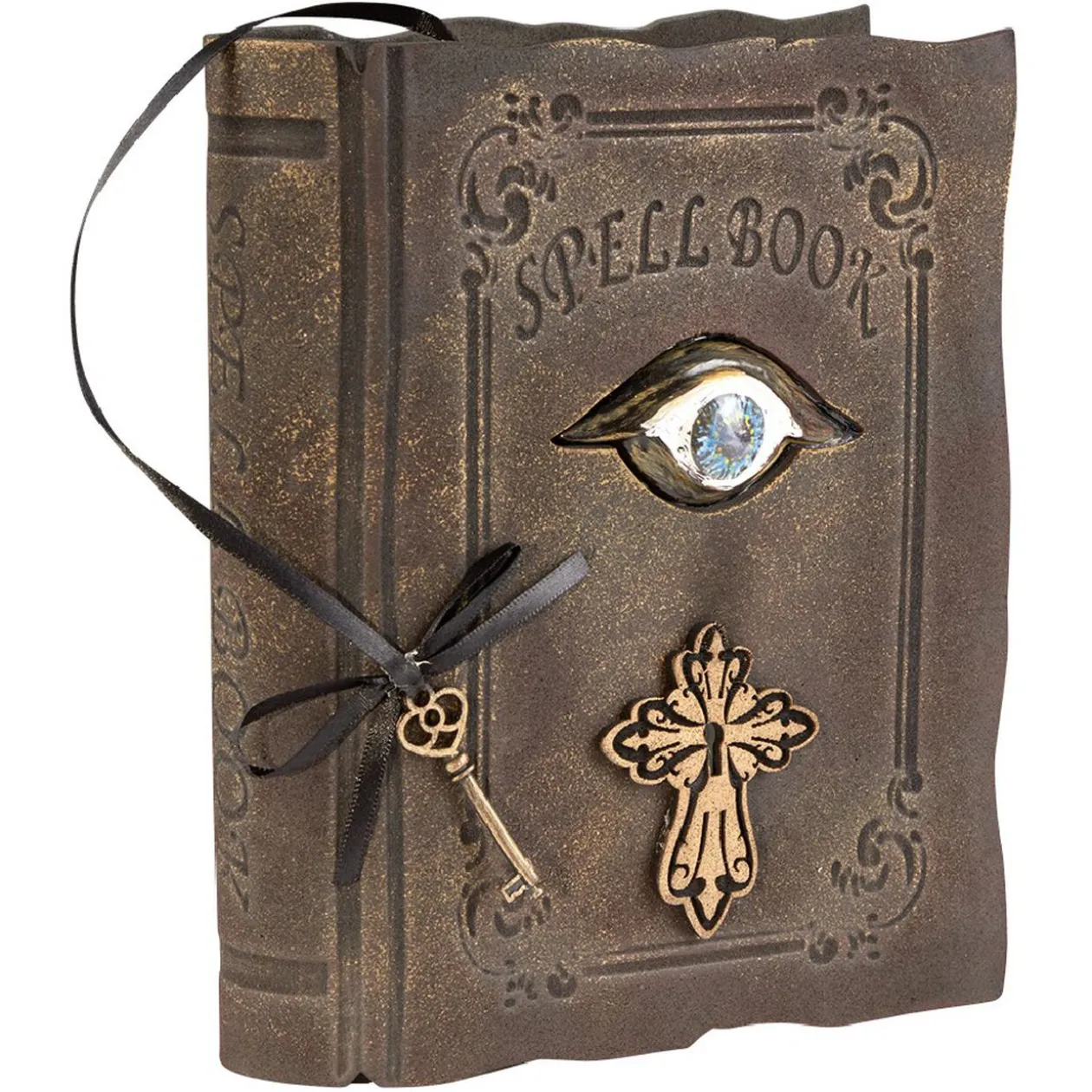 Livre de sort Halloween sonore et lumineux avec clé