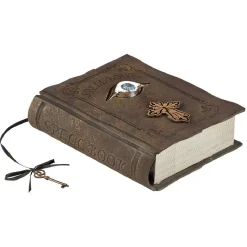 Livre de sort Halloween sonore et lumineux avec clé