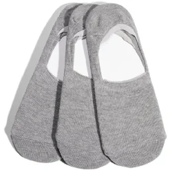 Lot 3 paires chaussettes invisibles coton et polyester - 3 coloris
