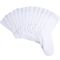 Lot 7 paires chaussettes tige longue coton et polyester - 3 coloris