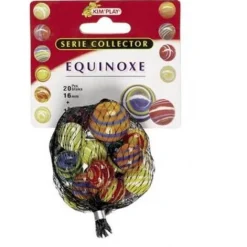 Lot billes x 20 et calot série collector equinoxe