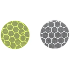 Lot de 36 autocollants réfléchissants blanc et jaune