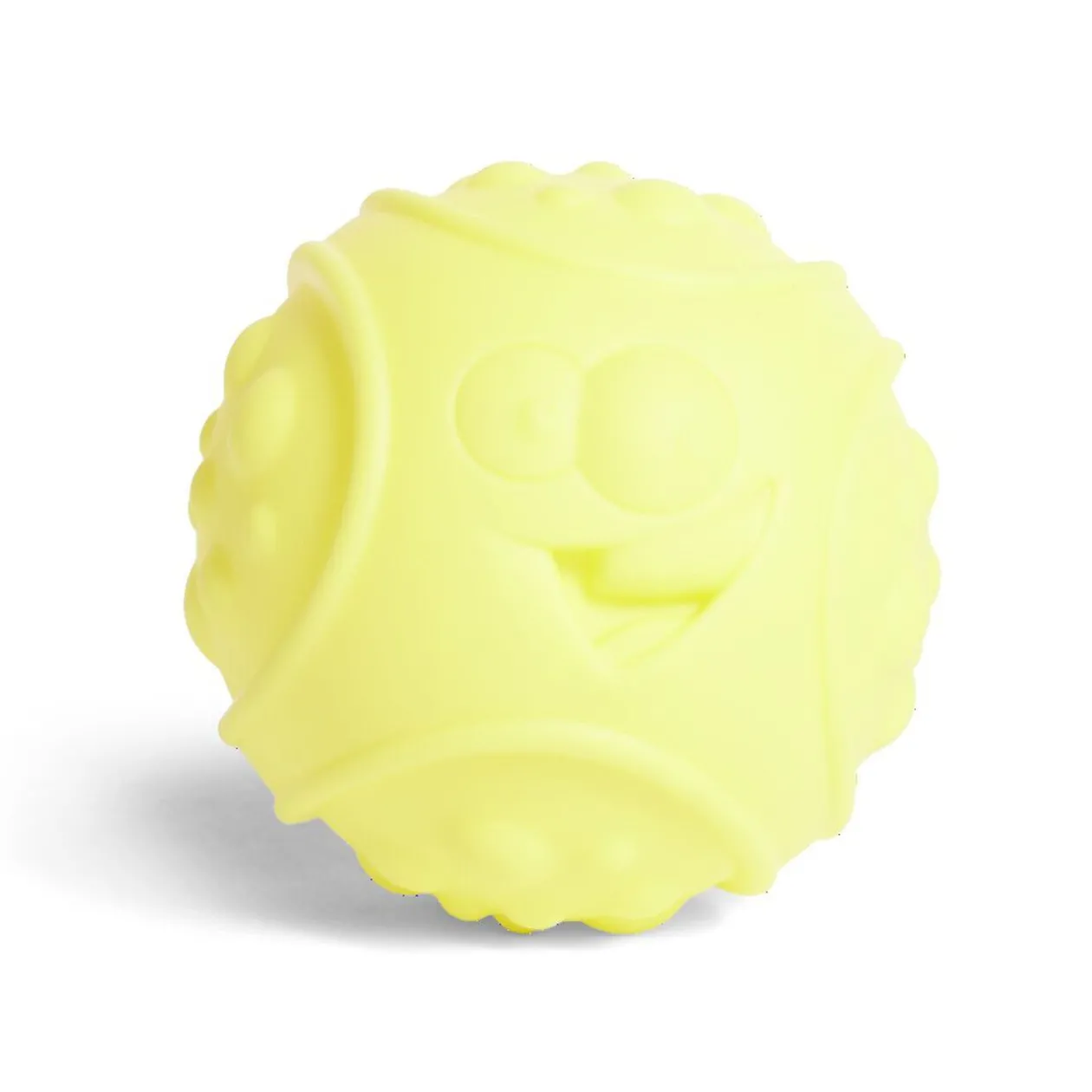 Lot de 6 balles éveil texturées thème émoji multicolore