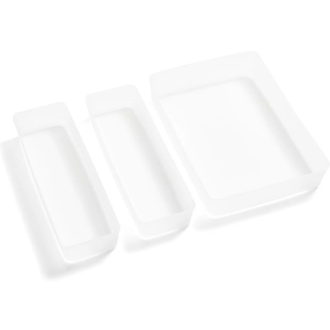 Lot de 3 boîtes de rangement pour tiroirs