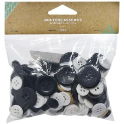 Lot de 100 boutons assortis