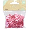 Lot de 100 boutons rouges