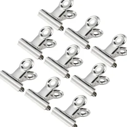 Lot de 9 clips en métal 8,5x2xH14,5cm