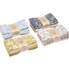 Lot de 5 coupons de tissu romance 100% coton 55x45cm