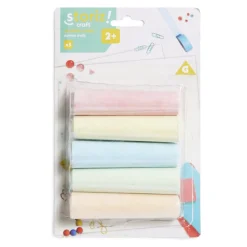 Lot de 5 craies géantes multicolore