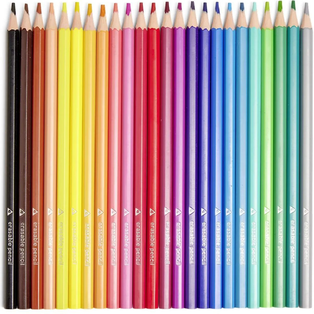 Lot de 24 crayons de couleur