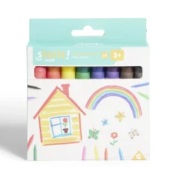 Lot de 8 crayons gras multicolore