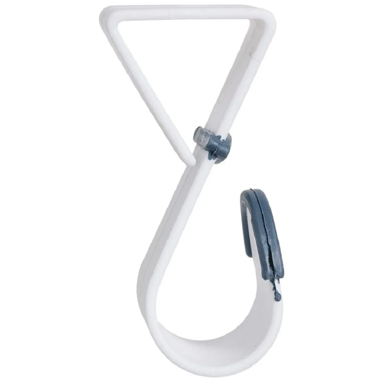 Lot de 3 crochets pour dessus de porte blanc