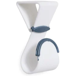 Lot de 3 crochets pour dessus de porte blanc