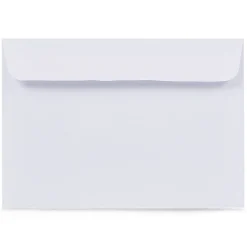 Lot de 50 enveloppes blanches avec bande auto-adhésive 11,4x16,2cm