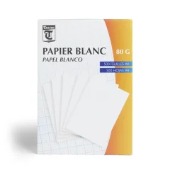 Lot de 500 feuilles de papier blanc A4 80g
