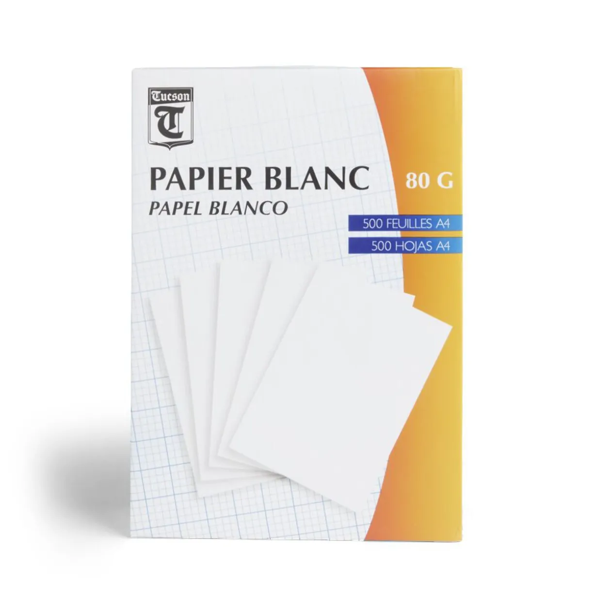 Lot de 500 feuilles de papier blanc A4 80g