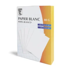 Lot de 500 feuilles de papier blanc A4 80g