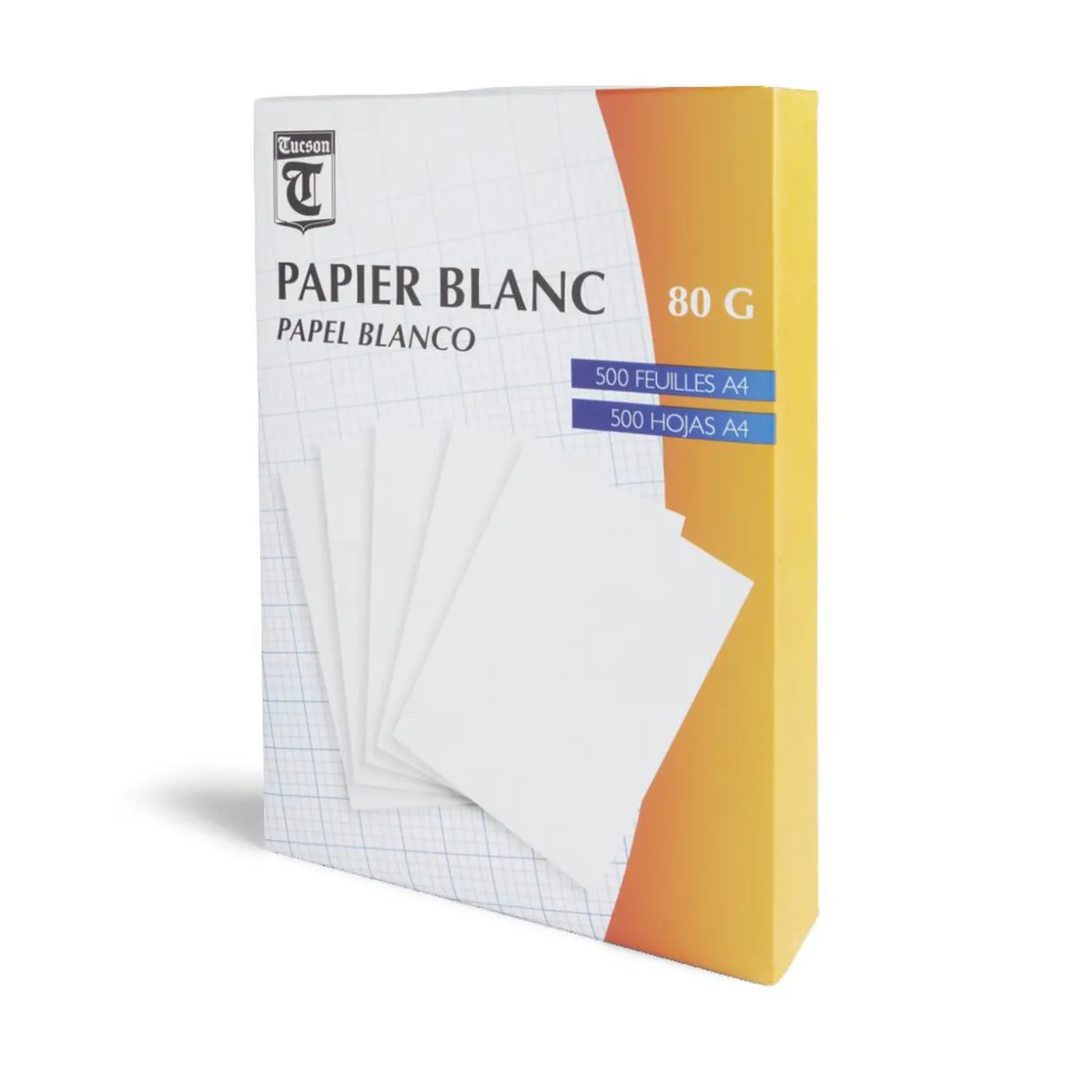 Lot de 500 feuilles de papier blanc A4 80g
