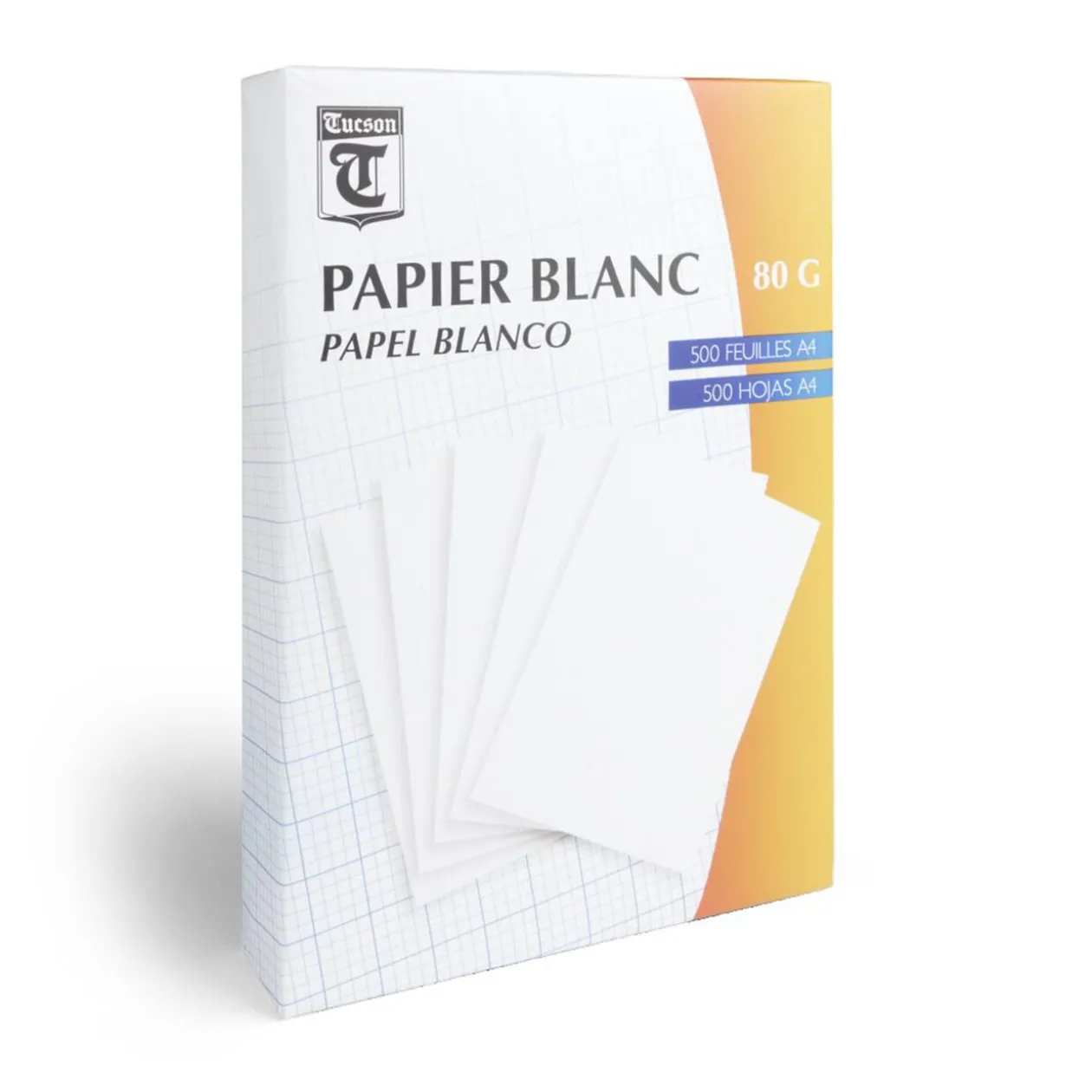 Lot de 500 feuilles de papier blanc A4 80g