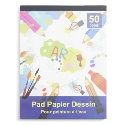 Lot de 50 feuilles pour peinture à l'eau