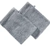 Lot de 2 gants 16x21cm coton gris denim