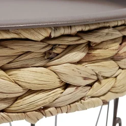 Lot de 2 gants 16x21cm coton gris denim