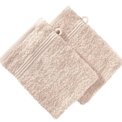 Lot de 2 gants 16x21cm coton rose poudré