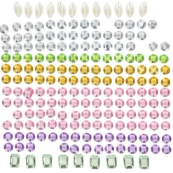 Lot de 4 mosaïques géantes à sticker thème sirène 40x60cm