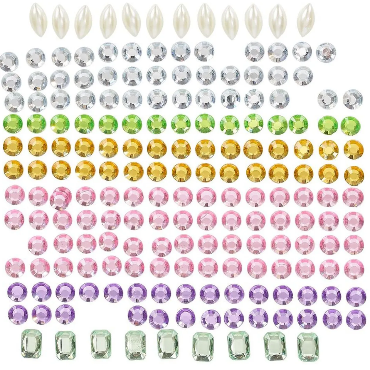 Lot de 4 mosaïques géantes à sticker thème sirène 40x60cm