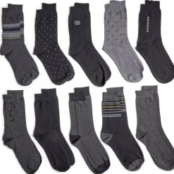 Lot de 10 paires de chaussettes pour homme T43/46 coton noir