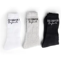 Lot de 3 paires de chaussettes Lee Cooper homme coton 43/46