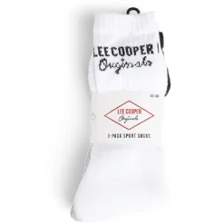 Lot de 3 paires de chaussettes Lee Cooper homme coton 43/46