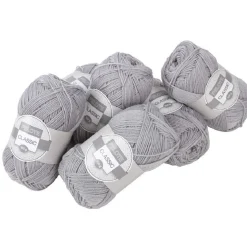 Lot de 6 pelotes de fil à tricoter 100 g