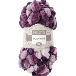 Lot de 3 pelotes de fil à tricoter 50 g