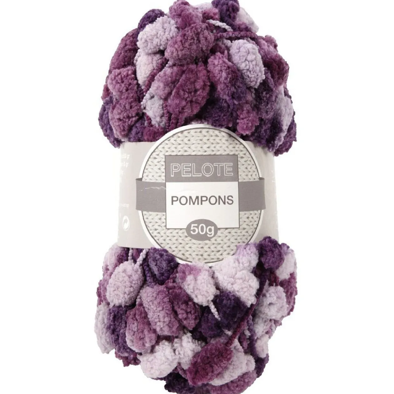 Lot de 3 pelotes de fil à tricoter 50 g