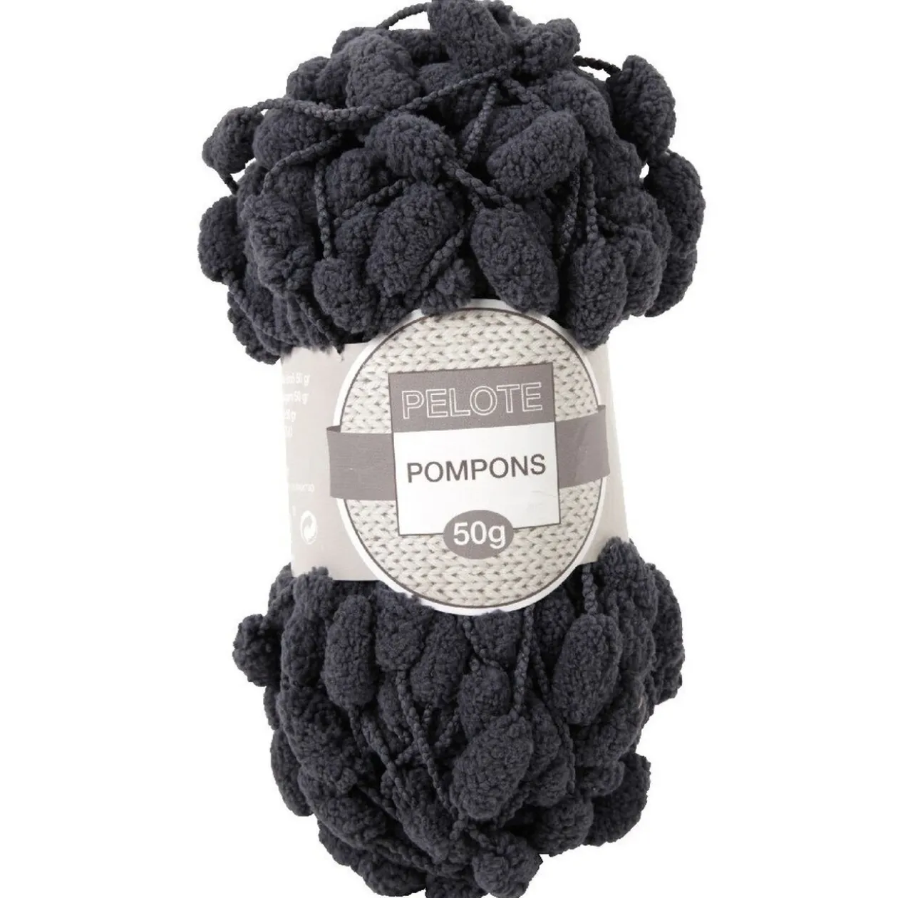 Lot de 3 pelotes de fil à tricoter 50 g