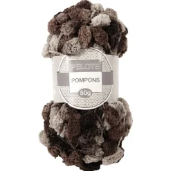 Lot de 3 pelotes de fil à tricoter 50 g