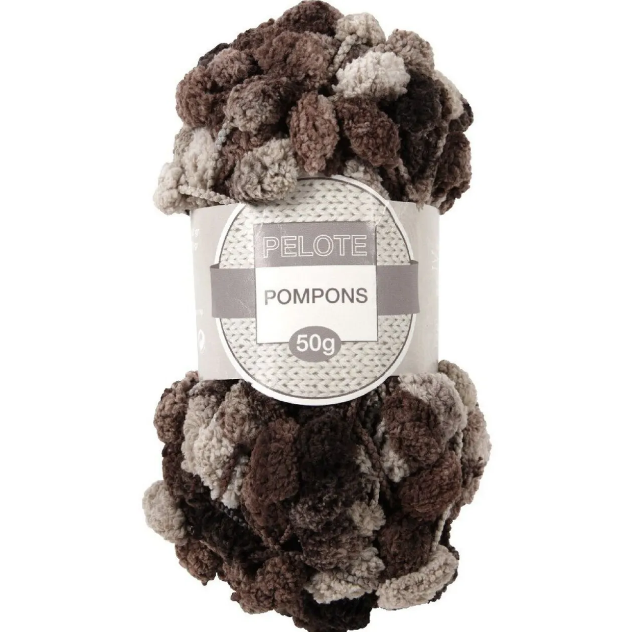 Lot de 3 pelotes de fil à tricoter 50 g