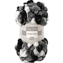 Lot de 3 pelotes de fil à tricoter 50 g