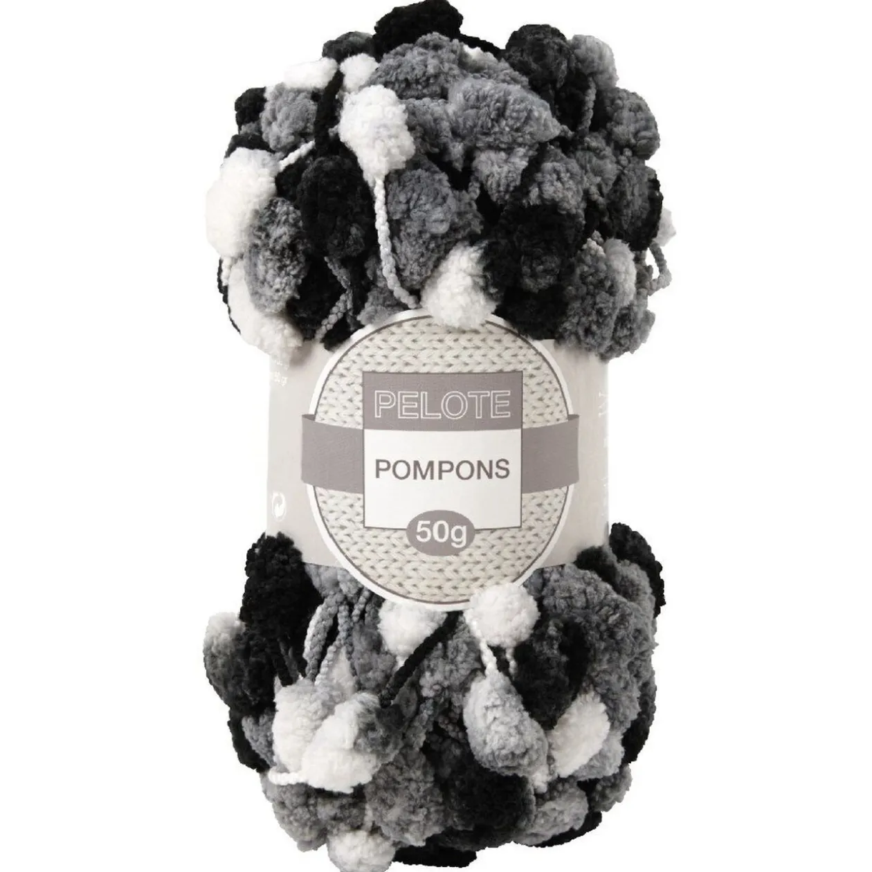 Lot de 3 pelotes de fil à tricoter 50 g