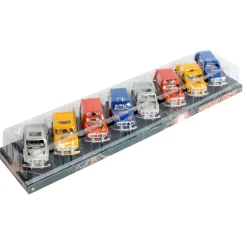 Lot de 8 petites voitures à rétro friction