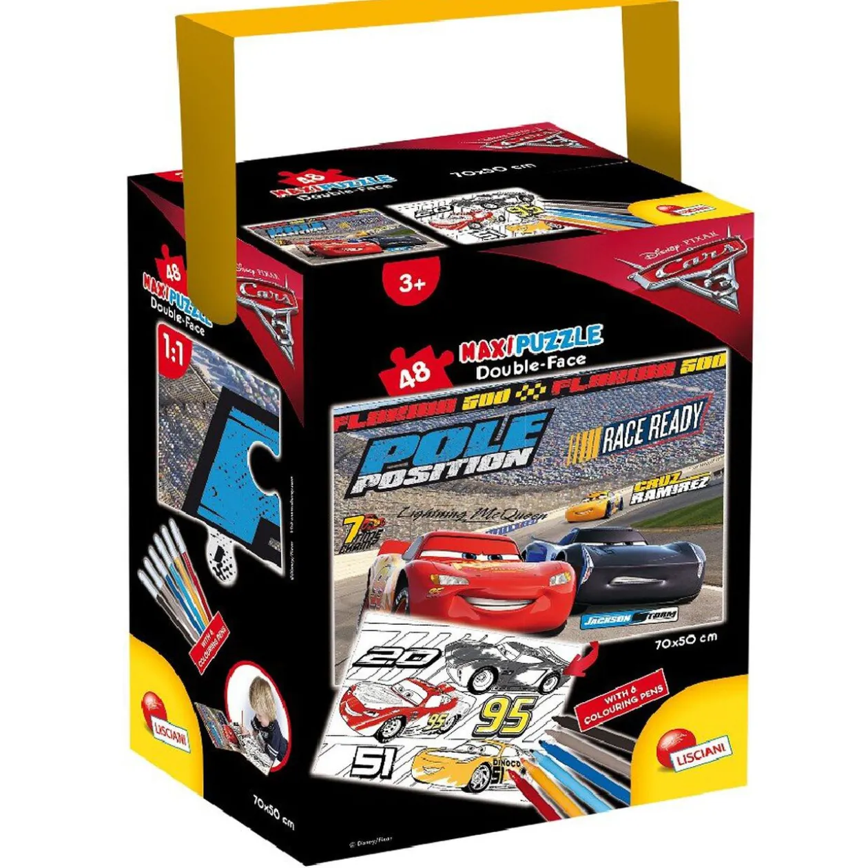 Lot de 4 puzzles à colorier 48 pièces Disney